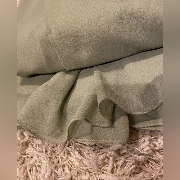 J Kara Women's Scoop Neck with 3/4 Sleeve Beaded Top Long Formal Dress - Picture 13 of 16